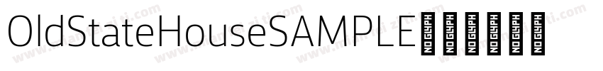 Old State House SAMPLE字体转换